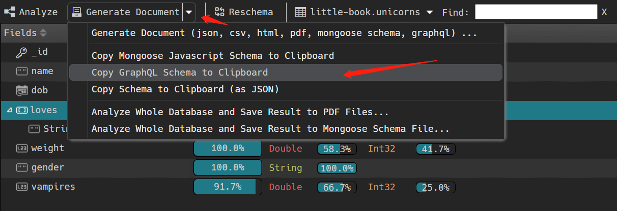 Schema Copy UI