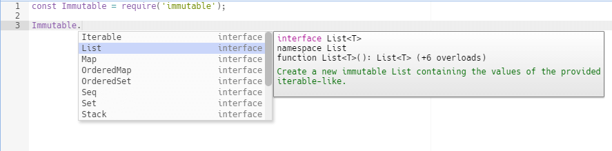 Intellisense for Node.js Required Packages